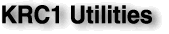 KRC1 Utilities
